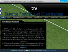 Tablet Screenshot of catoctinfootball.net